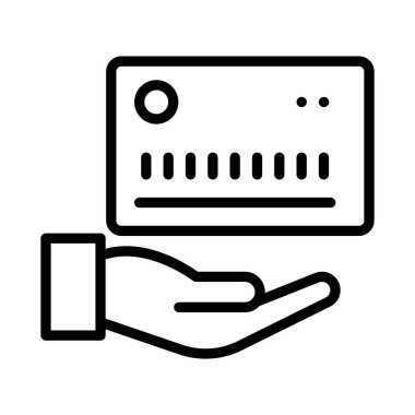 Çevrimiçi bankacılık ödeme izole Vektör simgesi kolayca düzenleyebilir veya düzenleyebilirsiniz