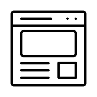 Web tasarımı izole edilmiş vektör simgesi kolayca değiştirilebilir ya da düzenlenebilir 