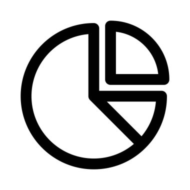 Veri analizi izinde izole edilmiş vektör simgesi kolayca değiştirilebilir ya da düzenlenebilir