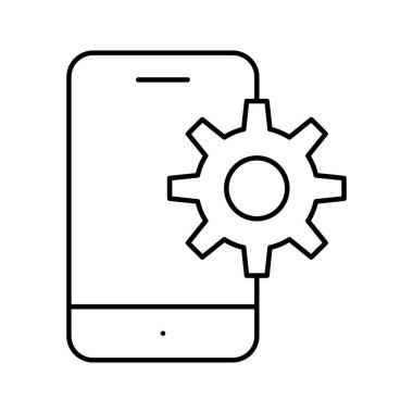 Kolayca değiştirilebilen veya düzenlenebilen izole edilmiş vektör simgesi