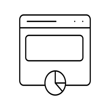 Kolayca değiştirebilen ya da düzenleyebilen izole edilmiş vektör simgesi