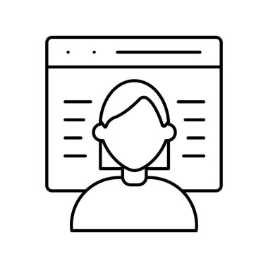 Kolayca değiştirebilen ya da düzenleyebilen programlayıcı izole edilmiş Vektör simgesi