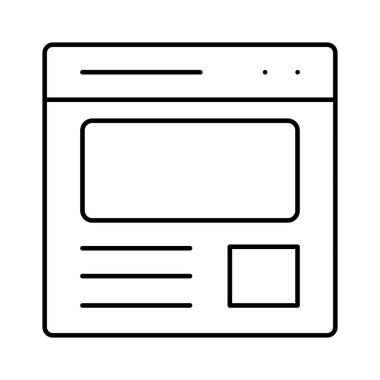 Web tasarımı izole edilmiş vektör simgesi kolayca değiştirilebilir ya da düzenlenebilir 