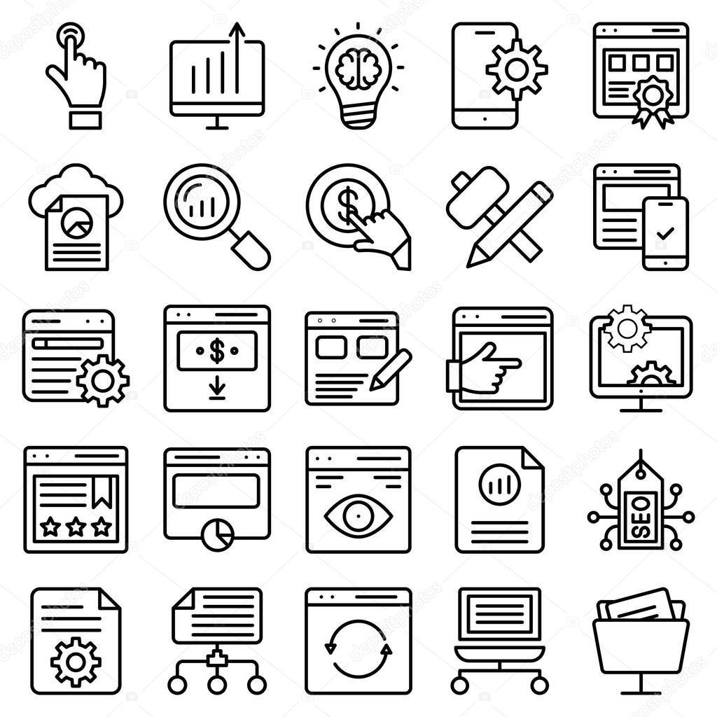 Web and seo Isolated Vector icon which can easily modify or edit