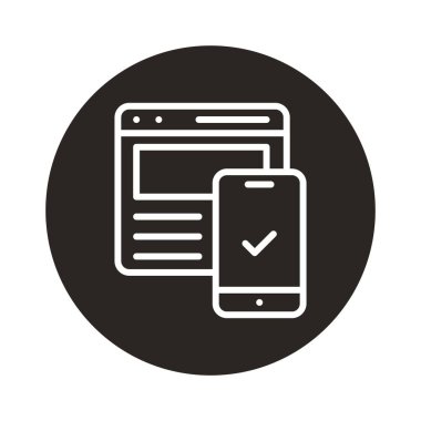 Qr kod oluşturucu izole edilmiş Vektör simgesi kolayca düzenleyebilir ya da değiştirebilir