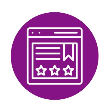 En iyi derecelendirme web sitesi izole edilmiş vektör simgesi kolayca düzenlenebilir ya da düzenlenebilir
