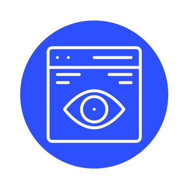 Kolayca değiştirebilen ya da düzenleyebilen internet pazarlama izole edilmiş vektör simgesi