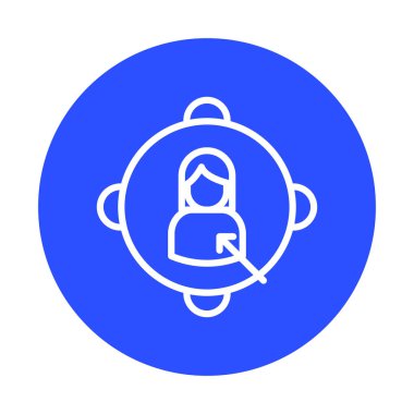 Doğrudan pazarlama izole edilmiş vektör simgesi kolaylıkla düzenlenebilir ya da değiştirilebilir