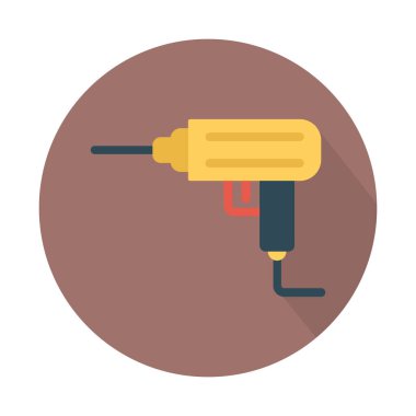 Kolayca düzenleyebilen veya düzenleyebilen Delik Makinesi Renk Vektörü Simgesi