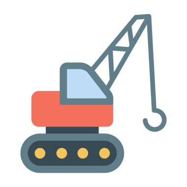 Kargo Renk Vektörü Simgesi Kolayca değiştirilebilir veya düzenlenebilir