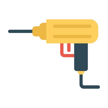 Kolayca düzenleyebilen veya düzenleyebilen Delik Makinesi Renk Vektörü Simgesi