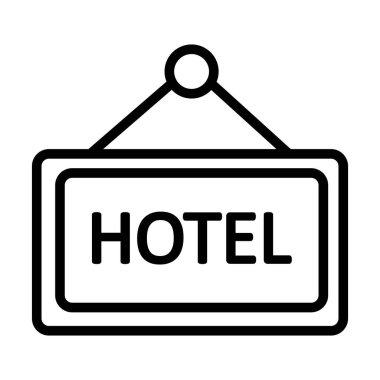 Asma tahtası izole edilmiş vektör simgesi kolayca değiştirilebilir ya da düzenlenebilir