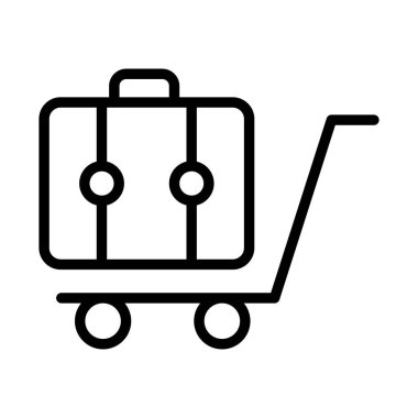 El tramvayı izole edilmiş vektör simgesi kolayca değiştirilebilir ya da düzenlenebilir