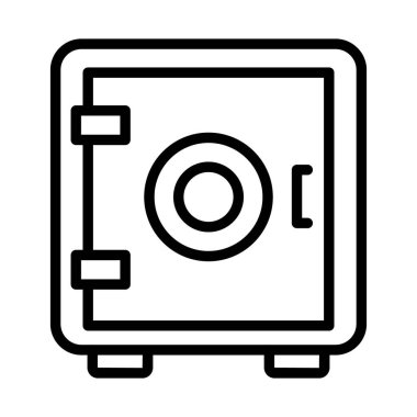 Kolayca değiştirilebilen veya düzenlenebilen güvenli vektör simgesi