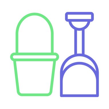 Plaj oyuncakları izole edilmiş Vektör simgesi kolayca değiştirilebilir ya da düzenlenebilir