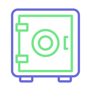 Kolayca değiştirilebilen veya düzenlenebilen güvenli vektör simgesi