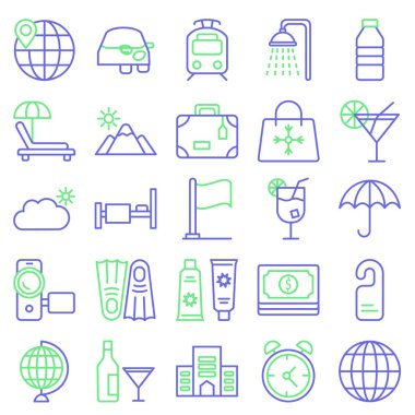 Seyahat ve Otel İzole Vektör simgesi kolaylıkla düzenlenebilir ya da değiştirilebilir 