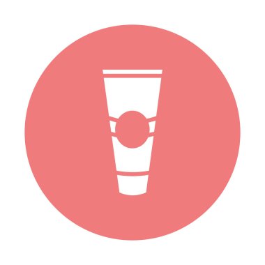 Güneş yağı izole edilmiş Vektör simgesi kolayca değiştirilebilir ya da düzenlenebilir