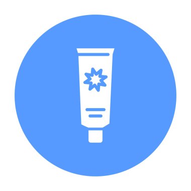 Güneş yağı simgesi izole edilmiş vektör simgesi kolayca düzenleyebilir ya da değiştirebilir