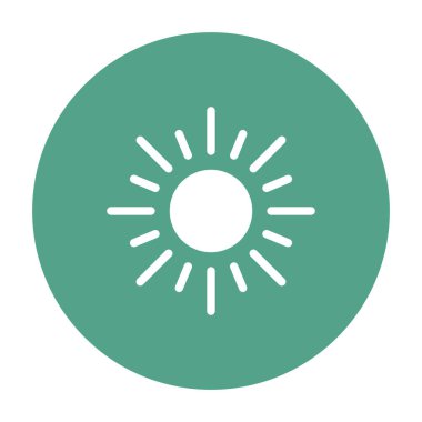 Parlak gün izole edilmiş vektör simgesi kolayca düzenleyebilir ya da değiştirebilir