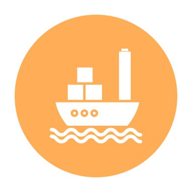 Tekne izole edilmiş Vektör simgesi kolayca düzenlenebilir ya da değiştirilebilir