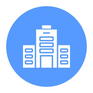 Ticaret Merkezi İzole Vektör simgesi kolayca düzenleyebilir ya da değiştirebilir