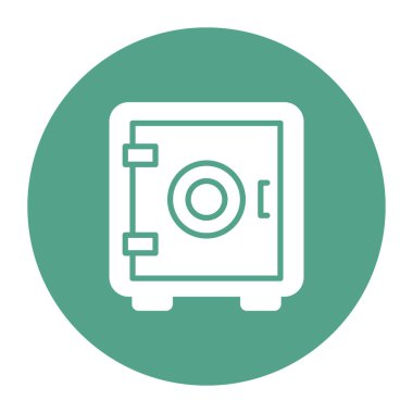 Kolayca değiştirilebilen veya düzenlenebilen güvenli vektör simgesi