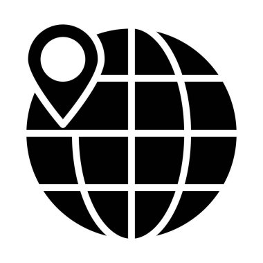 Kolayca değiştirebilen ya da düzenleyebilen Dünya İzole Vektör simgesi