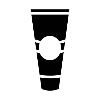 Güneş yağı izole edilmiş Vektör simgesi kolayca değiştirilebilir ya da düzenlenebilir