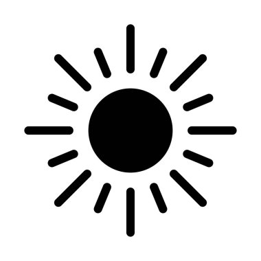 Parlak gün izole edilmiş vektör simgesi kolayca düzenleyebilir ya da değiştirebilir