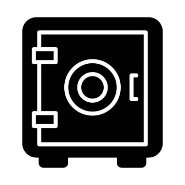 Kolayca değiştirilebilen veya düzenlenebilen güvenli vektör simgesi