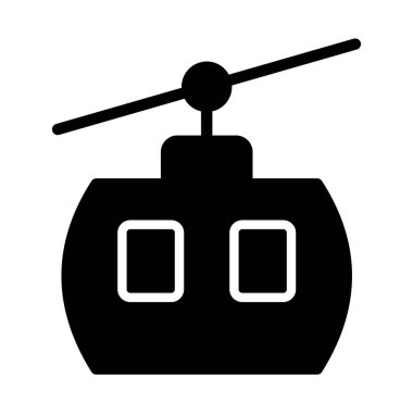 Kolayca değiştirebilen veya düzenleyebilen hava yükseltme izole edilmiş Vektör simgesi