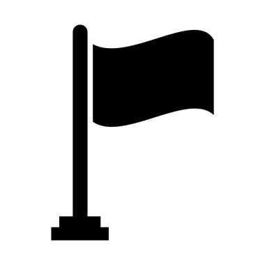 Hedef bayrak izole edilmiş Vektör simgesi kolayca düzenleyebilir ya da değiştirebilir