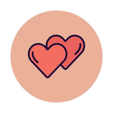 Kolayca değiştirebilen ya da düzenleyebilen favori izole vektör simgesi