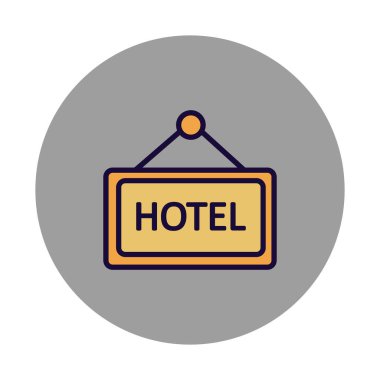 Asma tahtası izole edilmiş vektör simgesi kolayca değiştirilebilir ya da düzenlenebilir