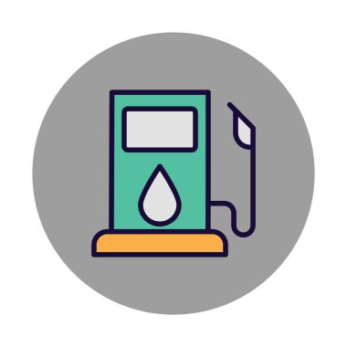 İstasyon yalıtılmış vektör simgesi kolayca değiştirilebilir ya da düzenlenebilir