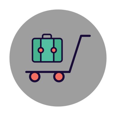 El tramvayı izole edilmiş vektör simgesi kolayca değiştirilebilir ya da düzenlenebilir