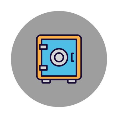 Kolayca değiştirilebilen veya düzenlenebilen güvenli vektör simgesi