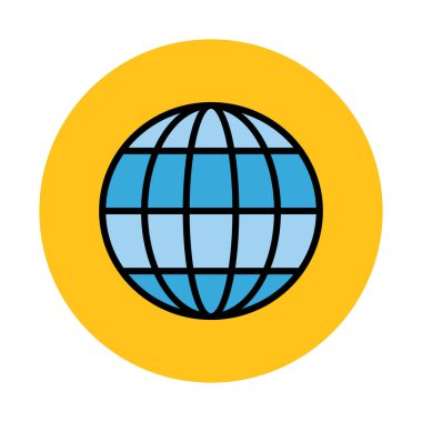 Kolayca değiştirebilen veya düzenleyebilen genel izole vektör simgesi