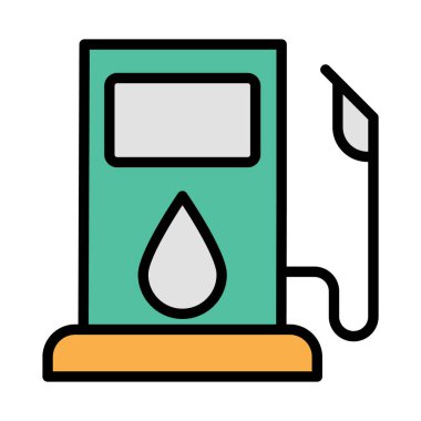 İstasyon yalıtılmış vektör simgesi kolayca değiştirilebilir ya da düzenlenebilir