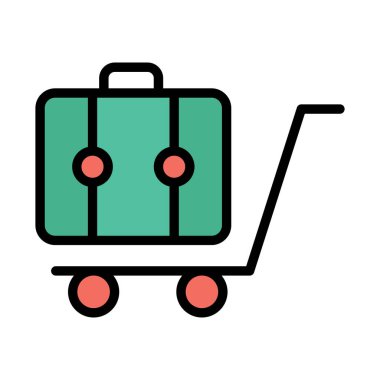 El tramvayı izole edilmiş vektör simgesi kolayca değiştirilebilir ya da düzenlenebilir