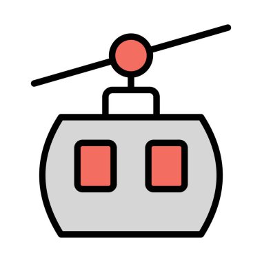 Kolayca değiştirebilen veya düzenleyebilen hava yükseltme izole edilmiş Vektör simgesi