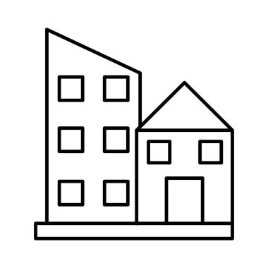 Mimari İzole Vektör simgesi kolayca düzenleyebilir ya da düzenleyebilir