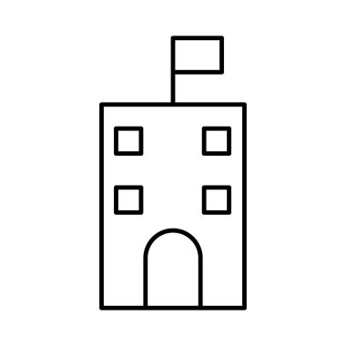 Kolayca değiştirebilen veya düzenleyebilen izole edilmiş vektör simgesi oluşturma enstitüsü