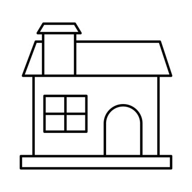 Kolayca değiştirebilen ya da düzenleyebilen ev içi izole edilmiş Vektör simgesi