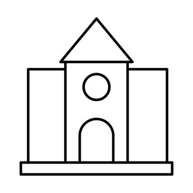 Kolayca değiştirilebilen ve düzenlenebilen uygun fiyatlı ev izole edilmiş vektör simgesi