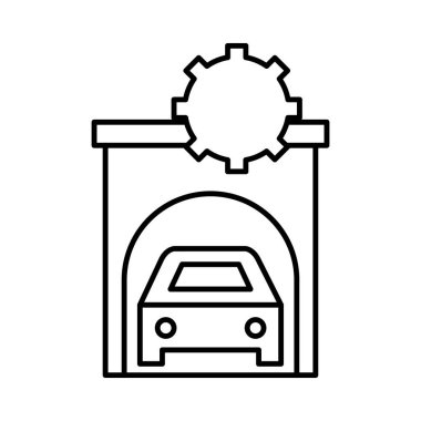 Kolayca değiştirebilen ya da düzenleyebilen izole edilmiş vektör simgesi