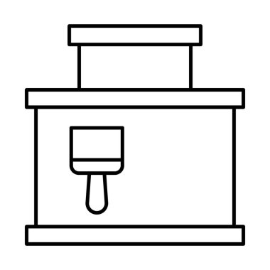 Kolayca değiştirebilen ya da düzenleyebilen ev içi izole edilmiş Vektör simgesi