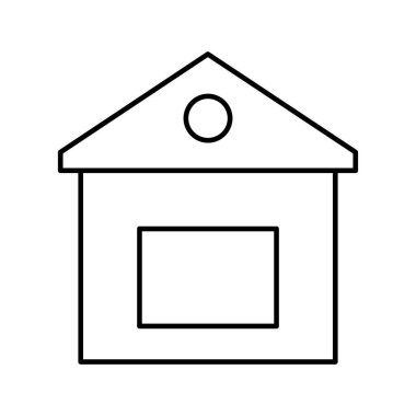 Ev sigortası izole edilmiş vektör simgesi kolayca düzenlenebilir ya da değiştirilebilir