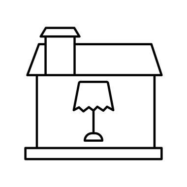 Kolayca değiştirebilen ya da düzenleyebilen elektrik ışığı izole edilmiş Vektör simgesi